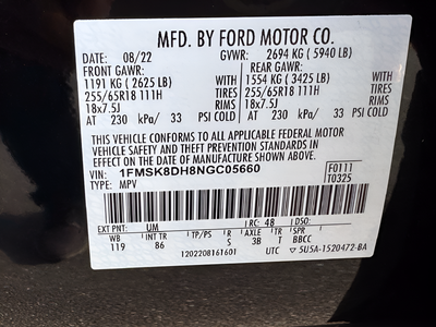 2022 Ford Explorer XLT 4WD