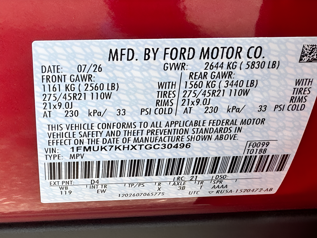2026 Ford Explorer ST-Line