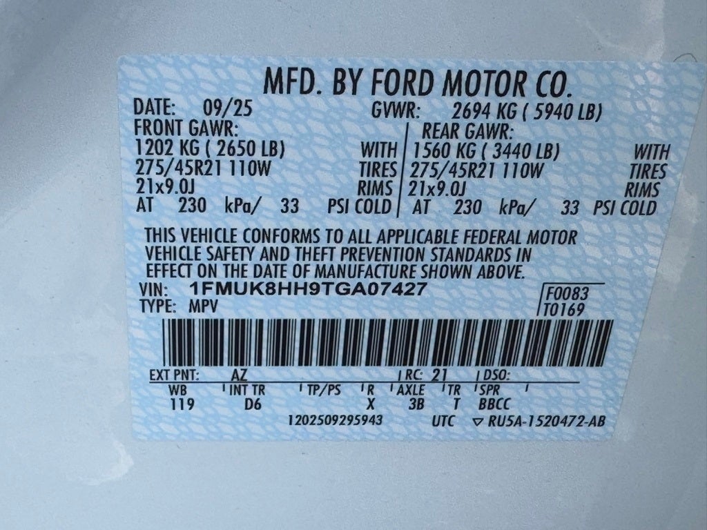 2026 Ford Explorer Platinum