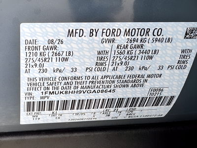 2027 Ford Explorer Platinum