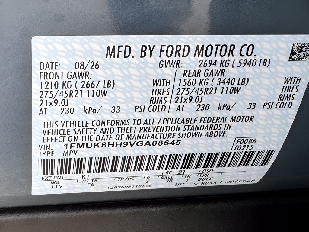2027 Ford Explorer Platinum