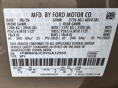 2027 Ford Explorer Tremor