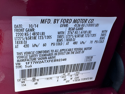 2015 Ford F-250SD Lariat