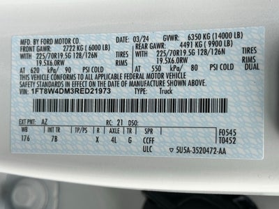 2024 Ford F-450SD Platinum DRW