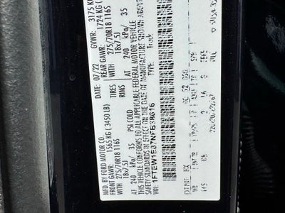 2022 Ford F-150 Tremor