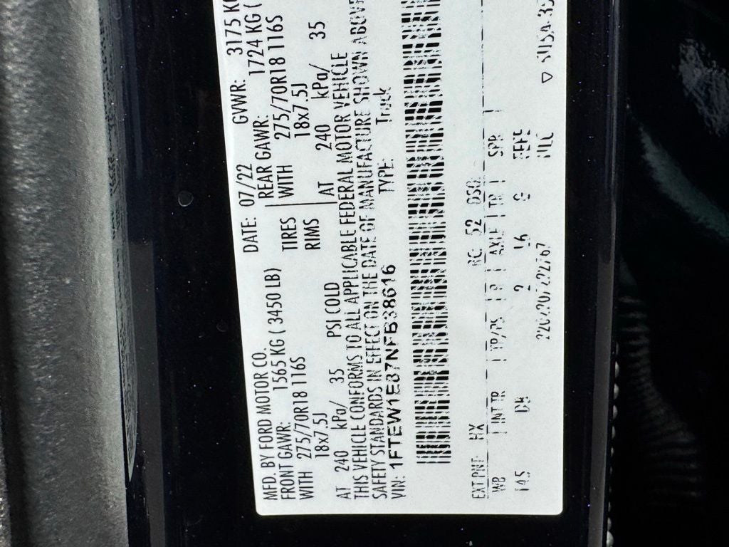 2022 Ford F-150 Tremor
