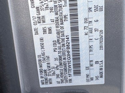 2017 Ford F-150 Lariat