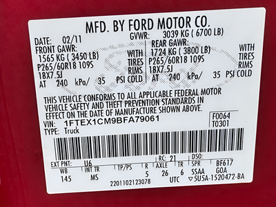 2011 Ford F-150 XLT