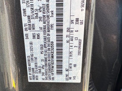 2021 Ford F-150 Lariat