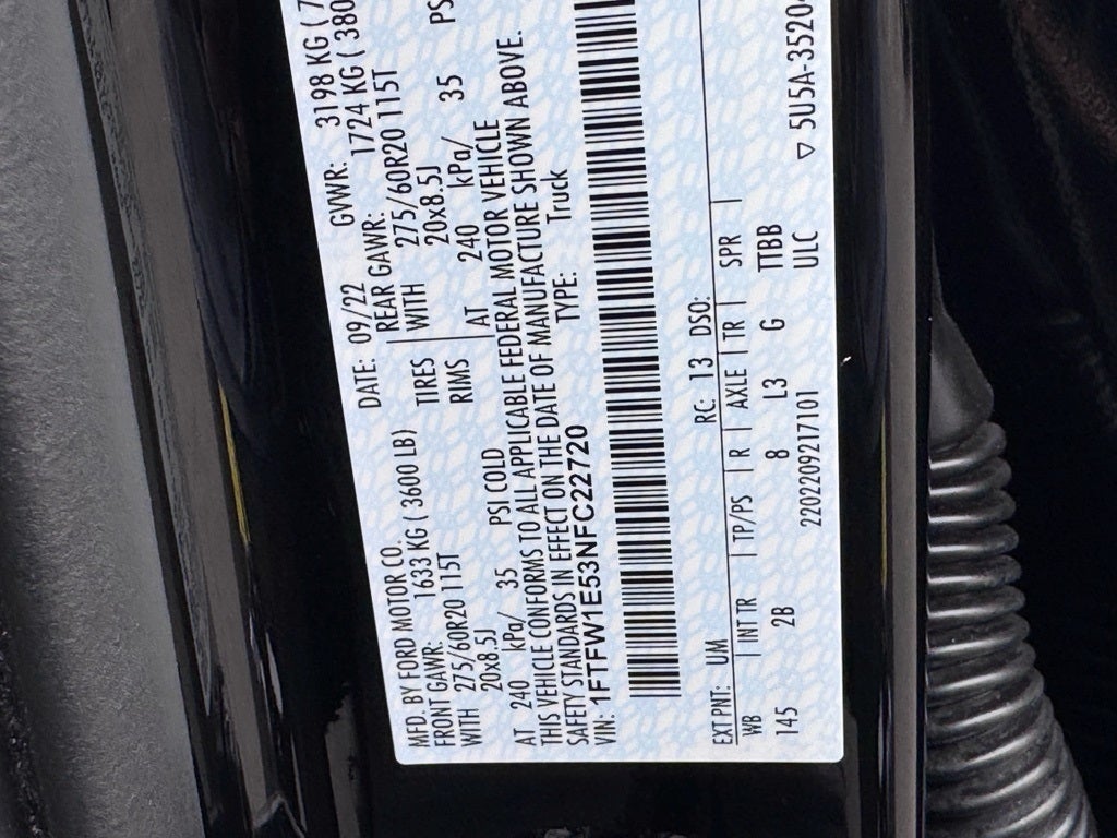 2022 Ford F-150 Lariat