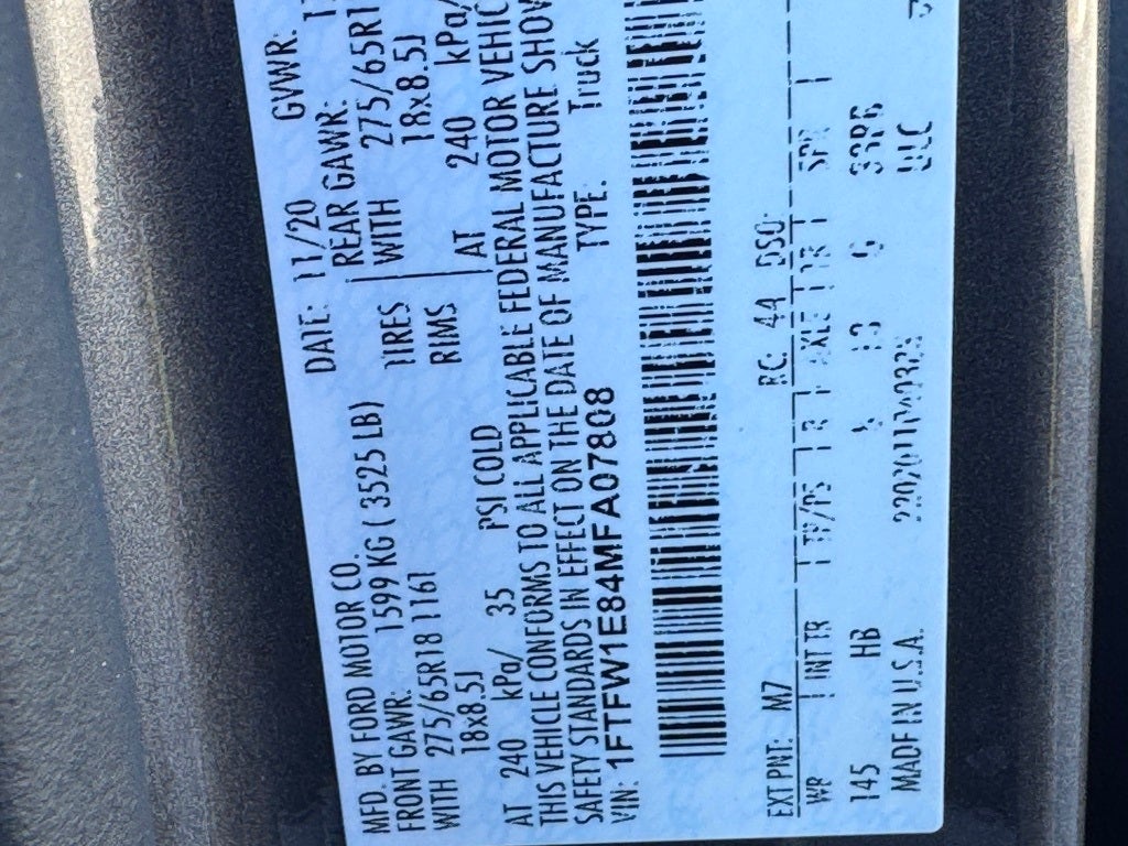 2021 Ford F-150 Lariat