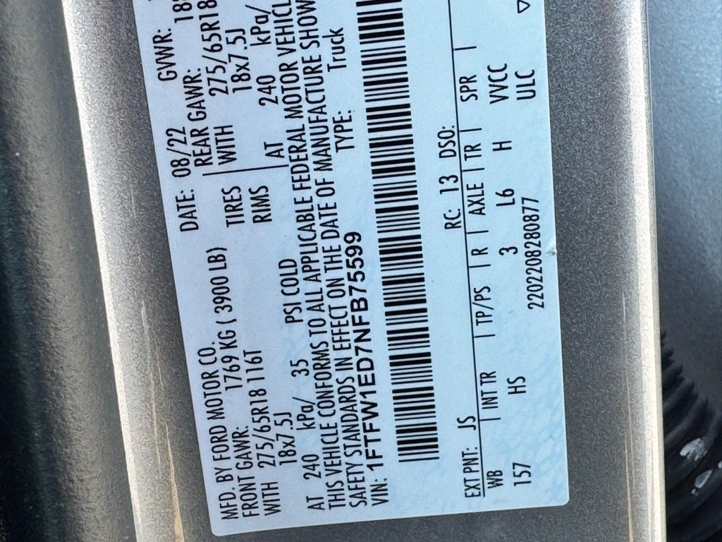 2022 Ford F-150 Lariat