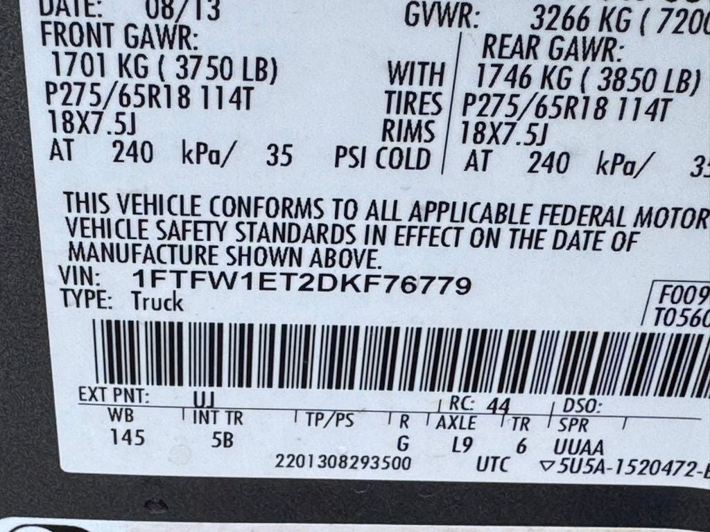 2013 Ford F-150 FX4