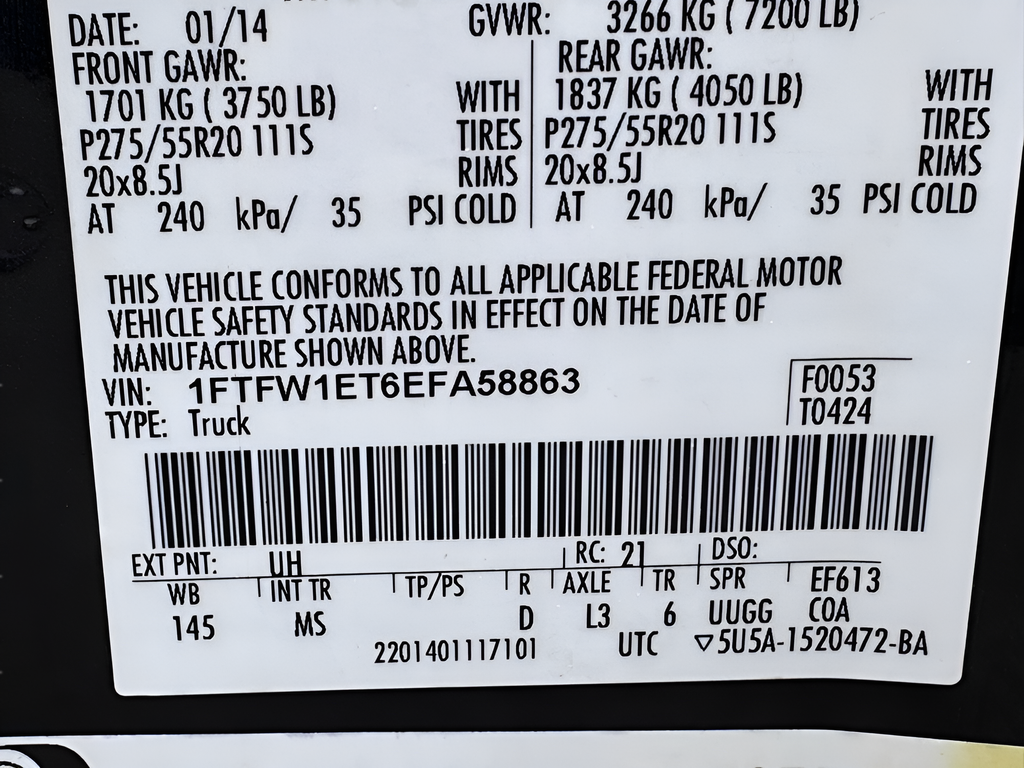2014 Ford F-150 XLT
