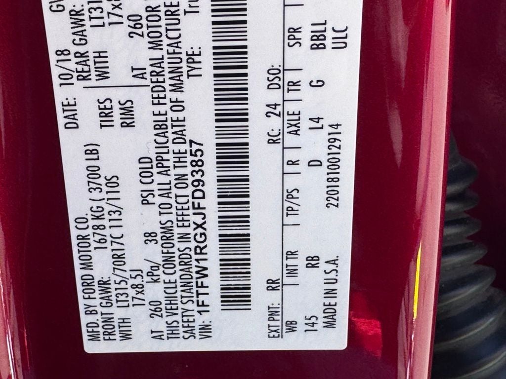 2018 Ford F-150 Raptor