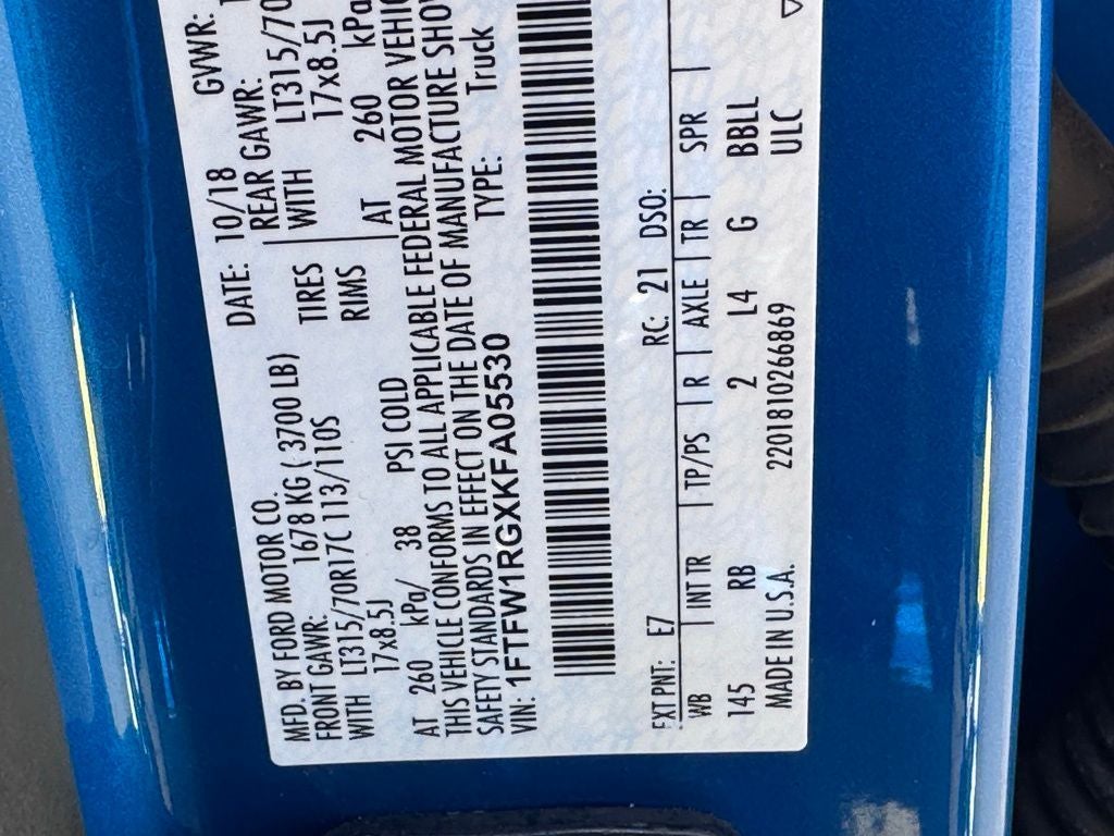 2019 Ford F-150 Raptor