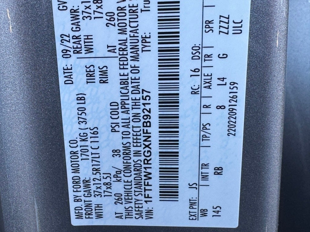 2022 Ford F-150 Raptor