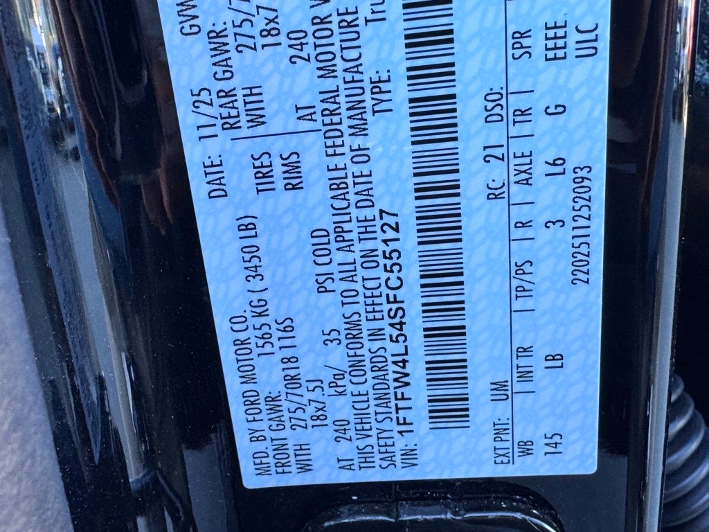 2025 Ford F-150 Tremor