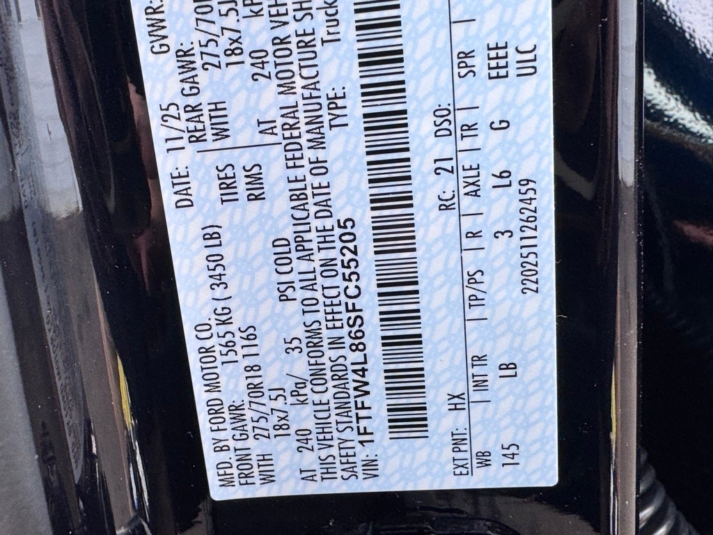 2025 Ford F-150 Tremor