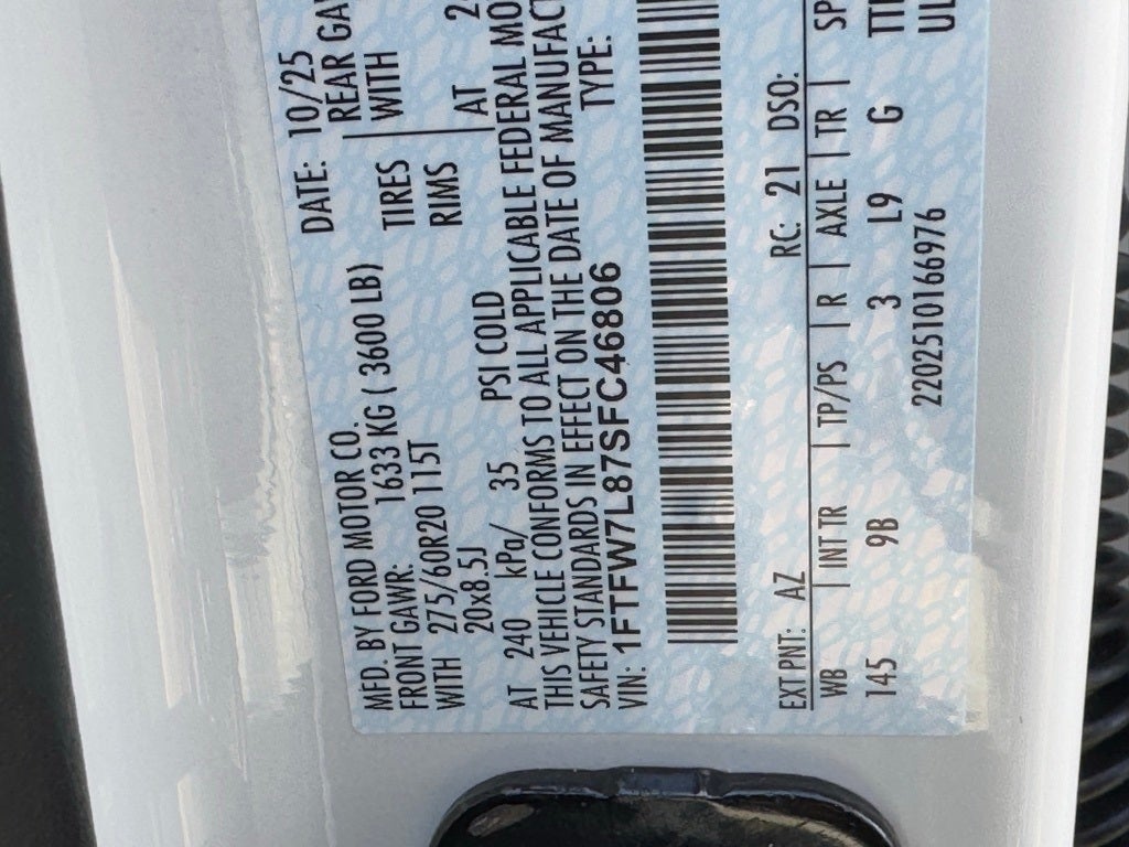 2025 Ford F-150 Platinum