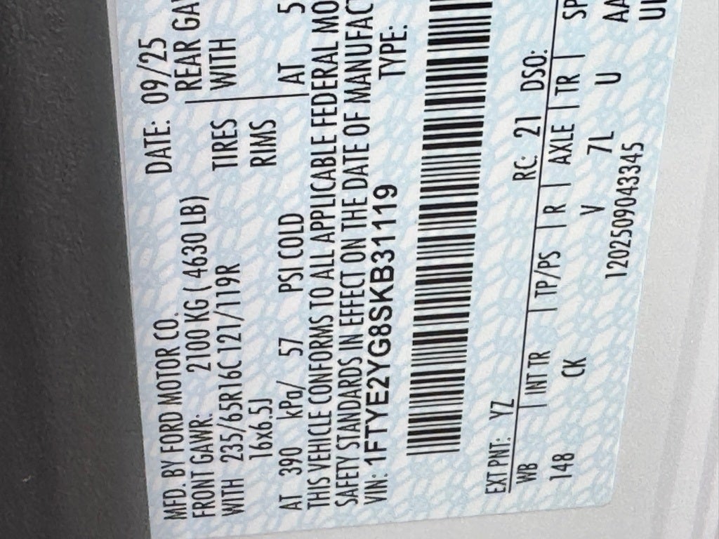 2025 Ford Transit-150 Base