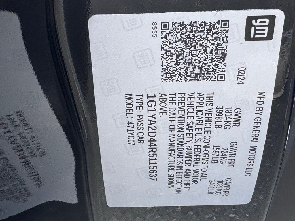 2024 Chevrolet Corvette Stingray 1LT