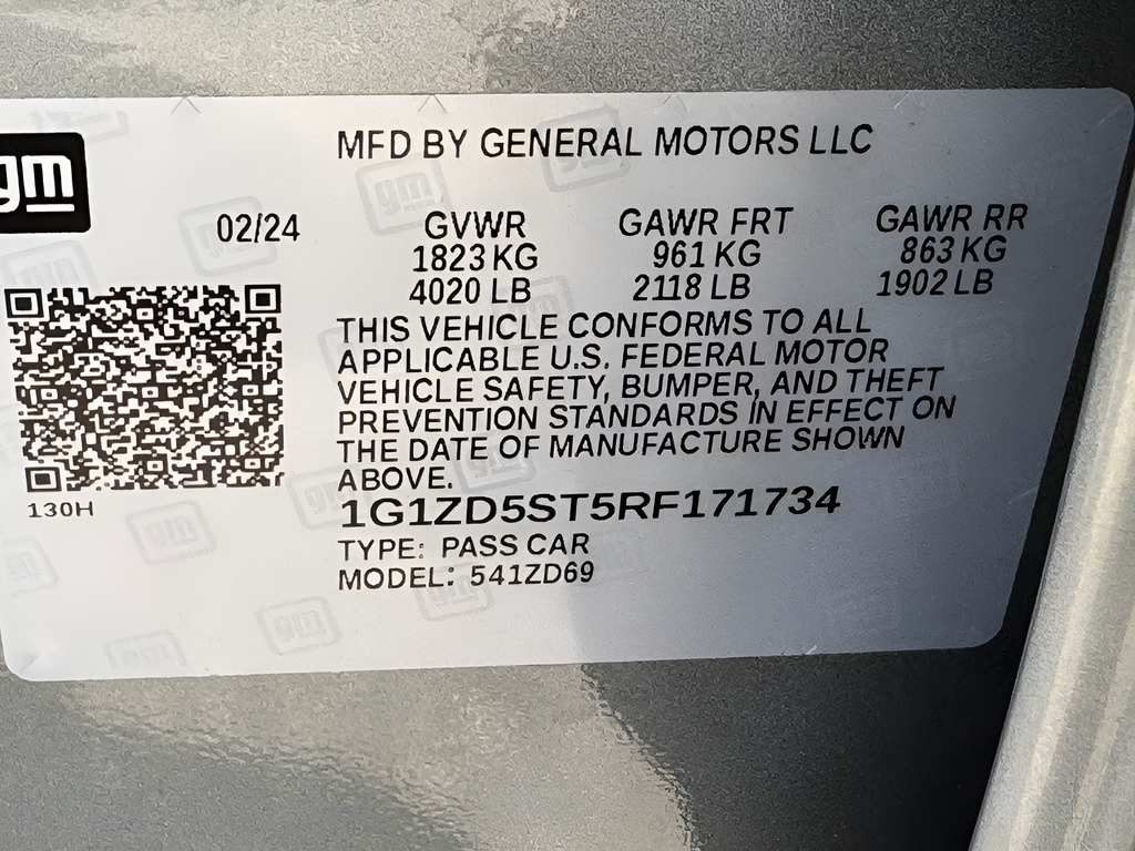 2024 Chevrolet Malibu LT 1LT