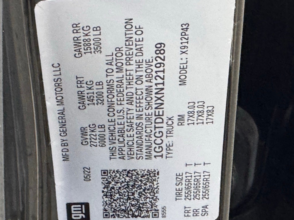 2022 Chevrolet Colorado Z71