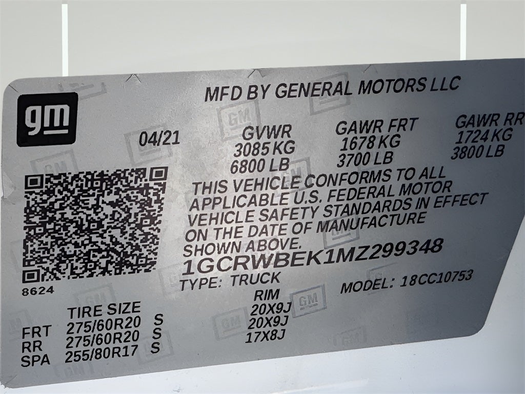 2021 Chevrolet Silverado 1500 Custom