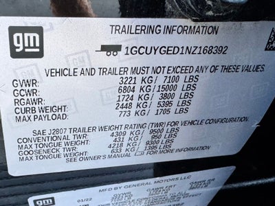 2022 Chevrolet Silverado 1500 LTD LTZ