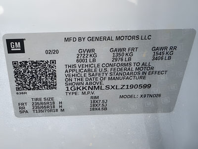 2020 GMC Acadia SLT
