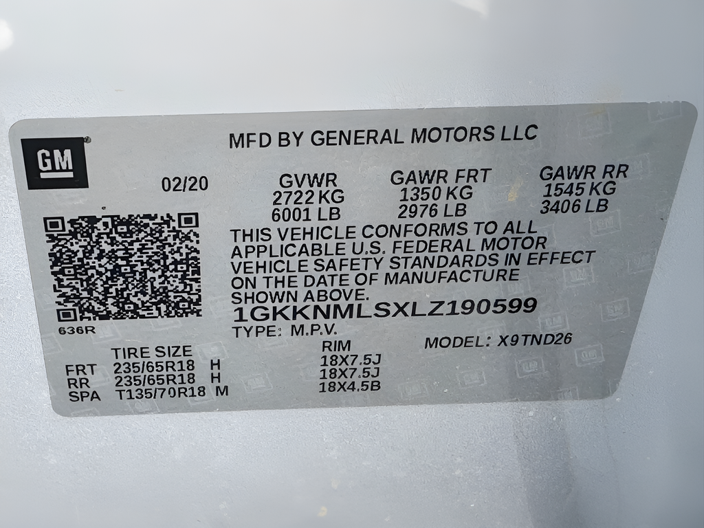 2020 GMC Acadia SLT
