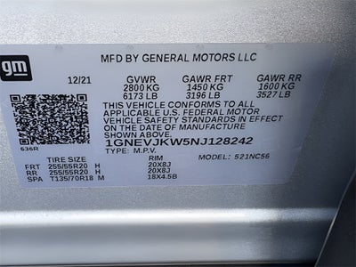 2022 Chevrolet Traverse RS