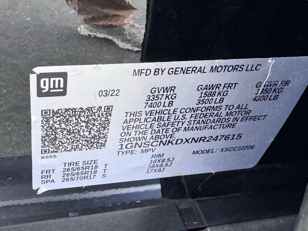 2022 Chevrolet Tahoe LT