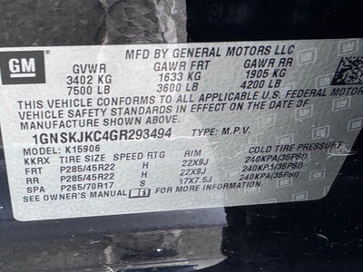 2016 Chevrolet Suburban LTZ