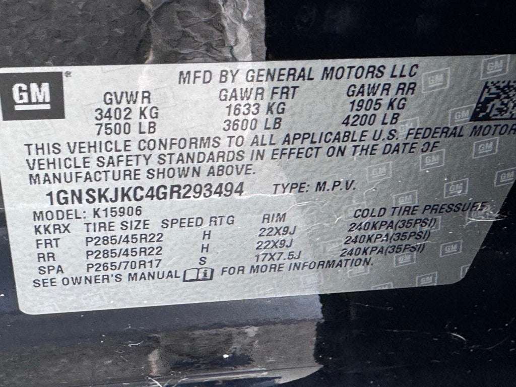 2016 Chevrolet Suburban LTZ