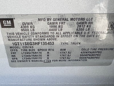 2017 GMC Sierra 2500HD SLE