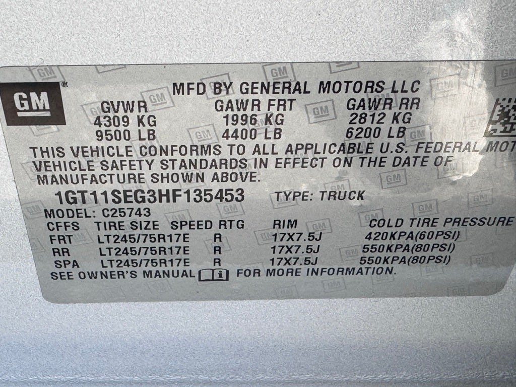 2017 GMC Sierra 2500HD SLE