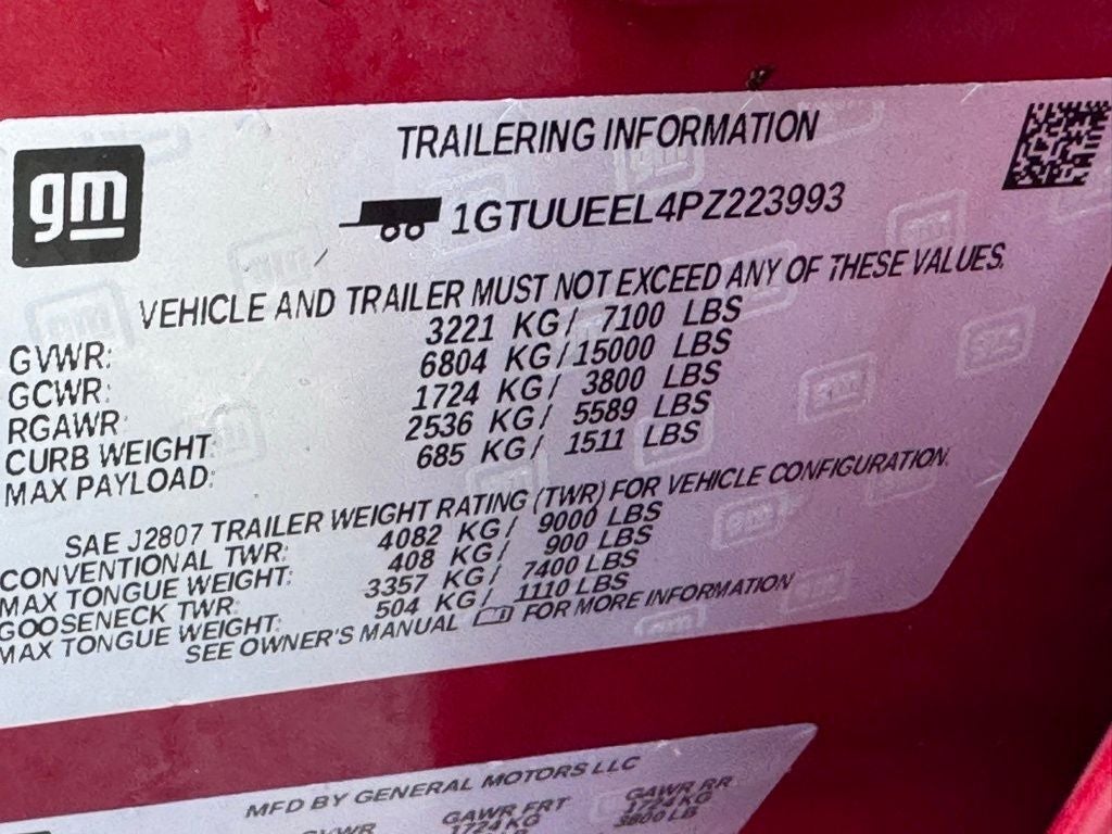 2023 GMC Sierra 1500 AT4