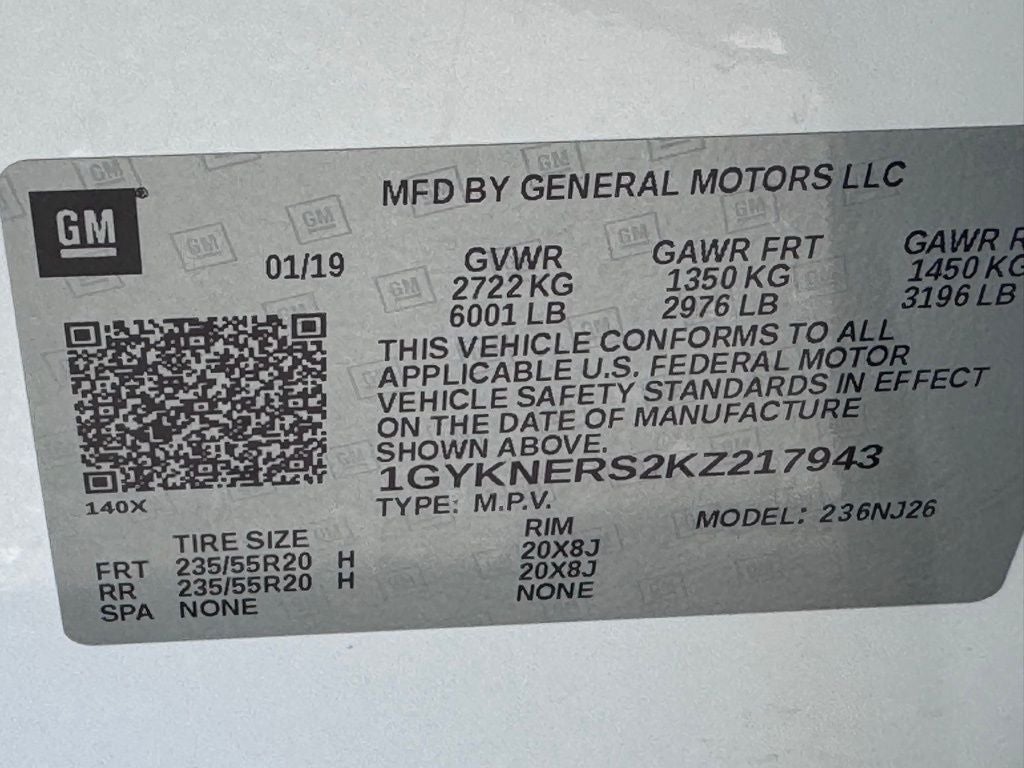 2019 Cadillac XT5 Premium Luxury