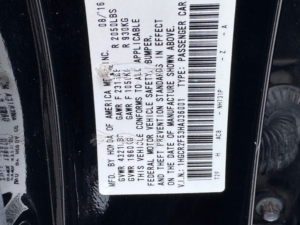 2017 Honda Accord Sport