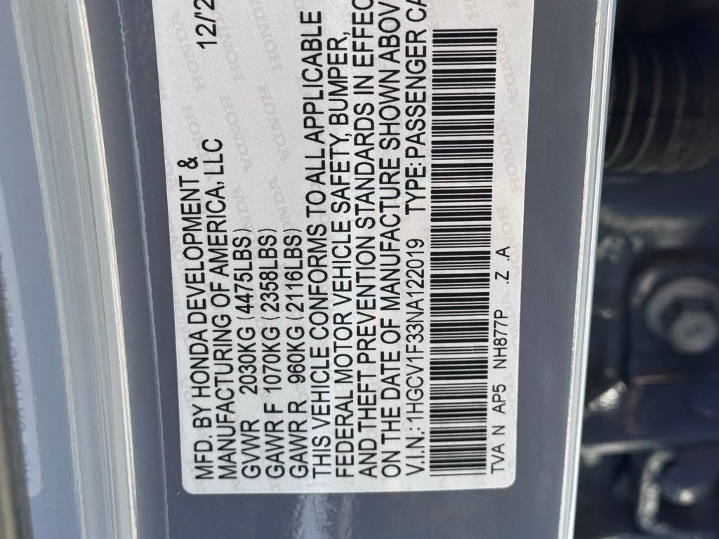 2022 Honda Accord Sport