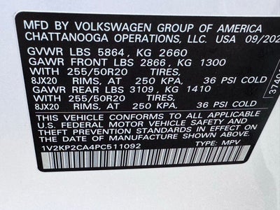 2023 Volkswagen Atlas 2.0T SE w/Technology