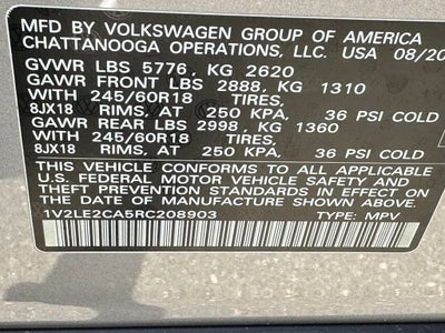 2024 Volkswagen Atlas Cross Sport 2.0T SE