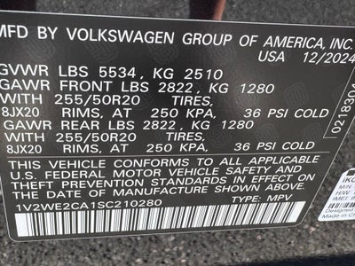 2025 Volkswagen Atlas Cross Sport 2.0T SE w/Technology