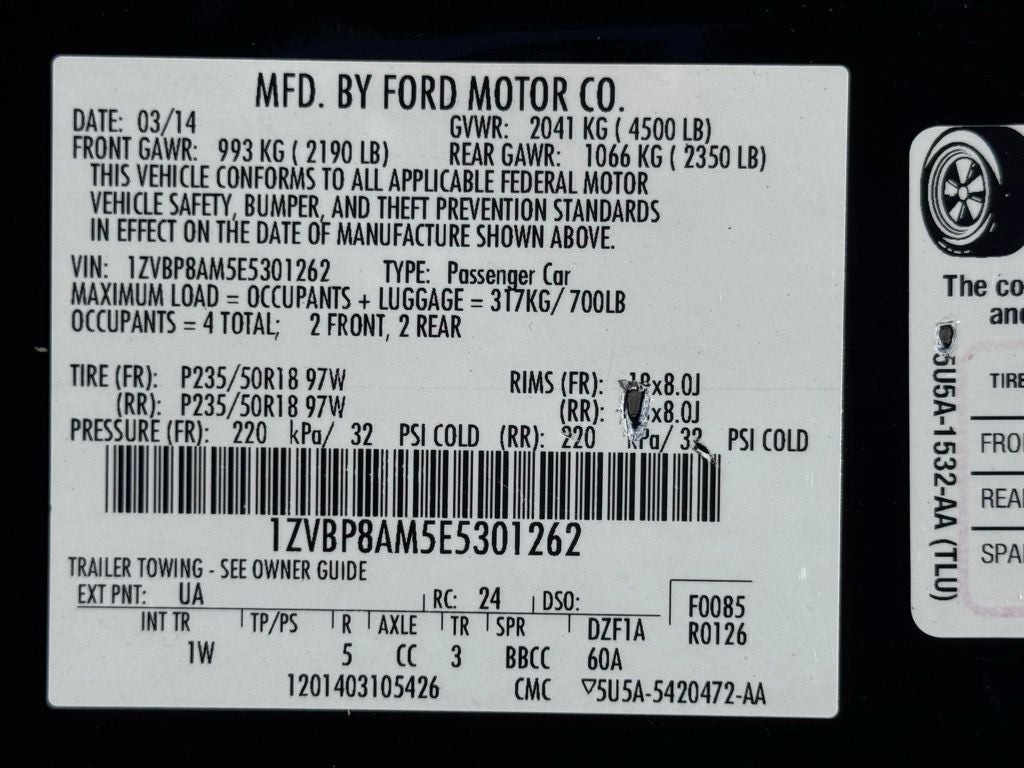 2014 Ford Mustang V6