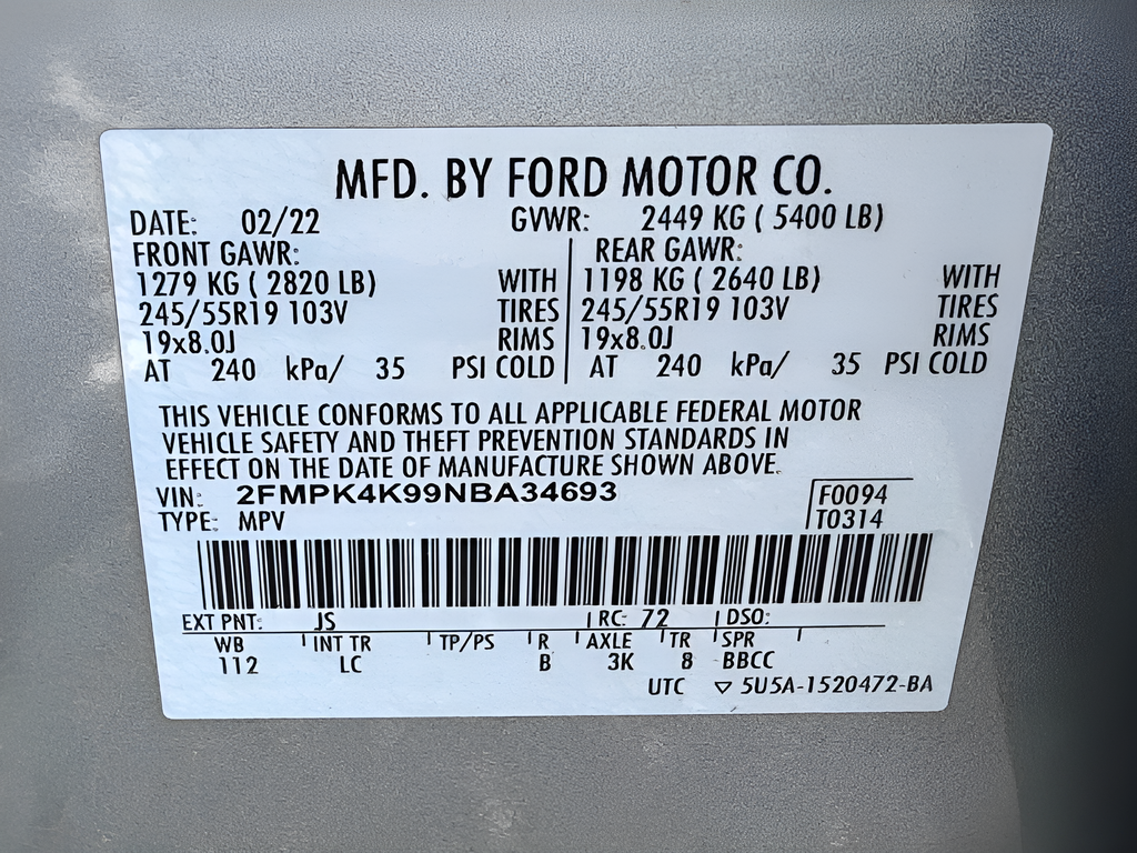 2022 Ford Edge Titanium
