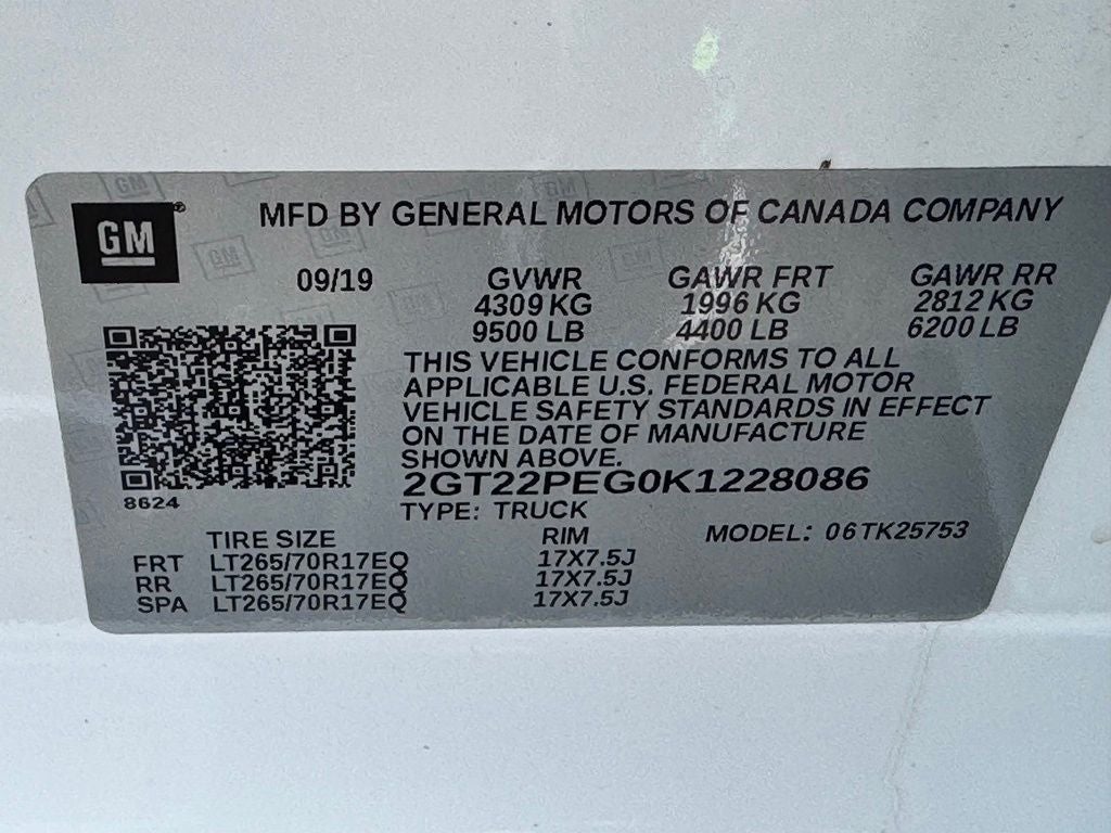 2019 GMC Sierra 2500HD SLE