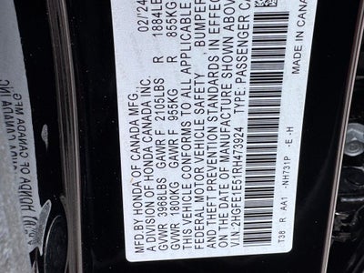 2024 Honda Civic Si Base