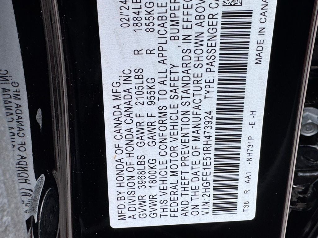 2024 Honda Civic Si Base